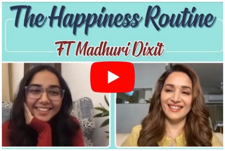 The Happiness Routine Ft. Madhuri Dixit (Source: Prajakta Koli)