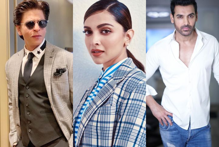 Shah Rukh Khan, Deepika Padukone and John Abraham (Source: Instagram | @iamsrk @deepikapadukone @thejohnabraham)