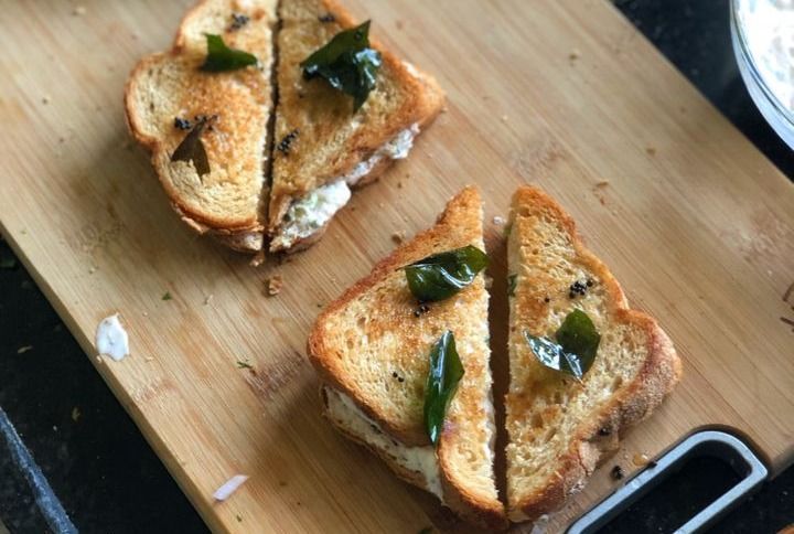 Looking For A Quick Evening Snack? Make This Super Easy Dahi Toast