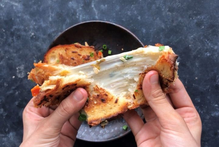 Craving Korean Food? Here’s How You Can Make Kimchi Grilled Cheese Sandwich