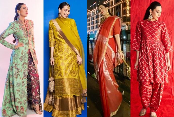 Karisma Kapoor Proves That She’s A Pro At Ethnic Dressing