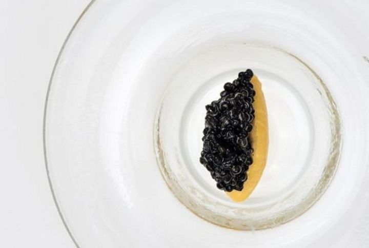 Smoked Caviar With Olorosso Sabayon