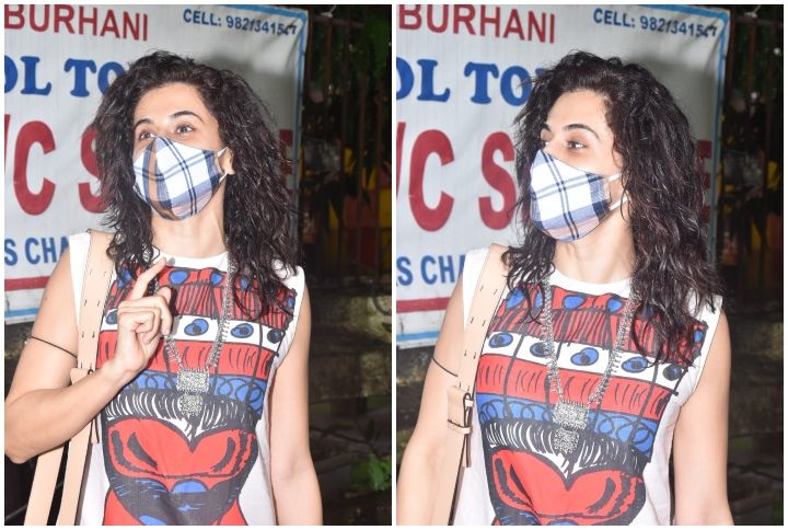 Taapsee Pannu’s Quirky AF Dress Is Perfect For The Monsoon Season