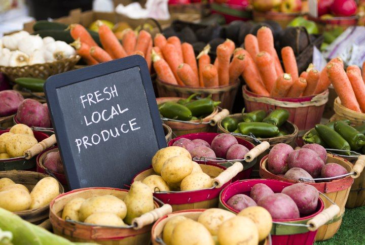 Fresh produce on sale at the local farmers market By Arina P Habich | www.shutterstock.com