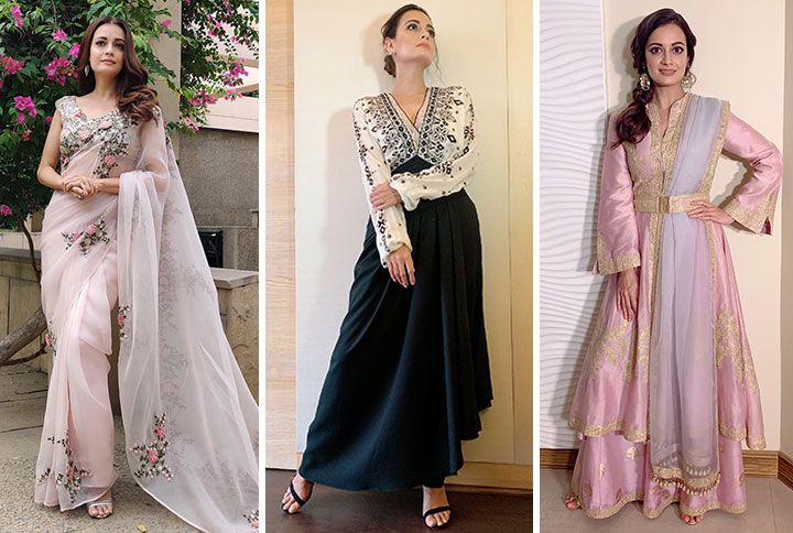 7 Dia Mirza Desi Looks To Inspire Your Next Wedding Guest Outfit