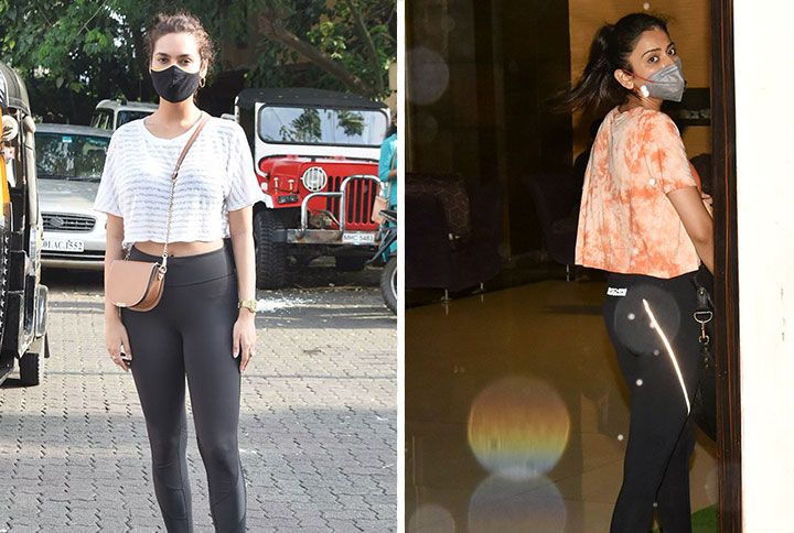 Esha Gupta And Rakul Preet Stepped Out In The Ultimate Lazy-Girl Outfits