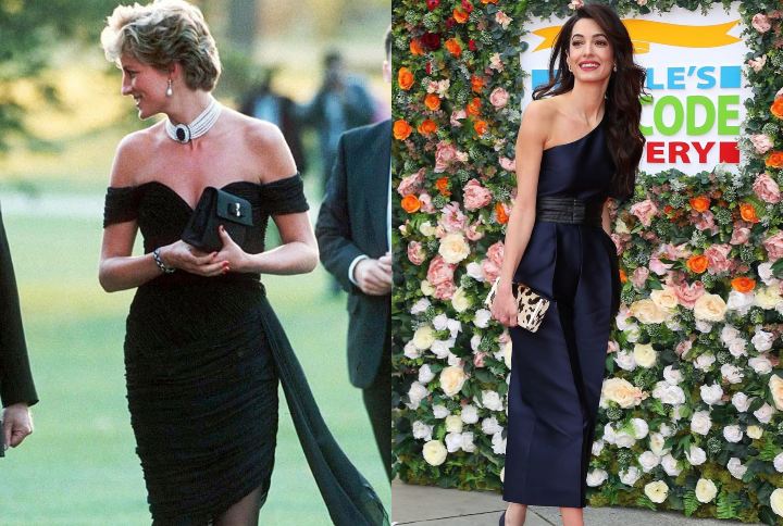Iconic Style Of Empowering Women, Princess Diana & Amal Clooney | (Source: Instagram | @dianaforeverremembered, @amal_clooney)