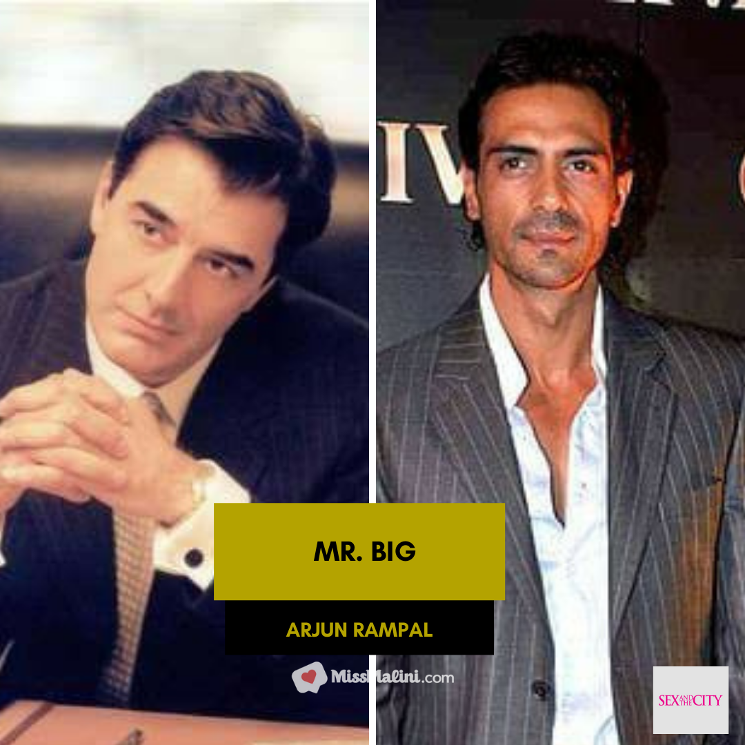 Chris Noth as Mr Big; Arjun Rampal (Source: Instagram | @rampal72)