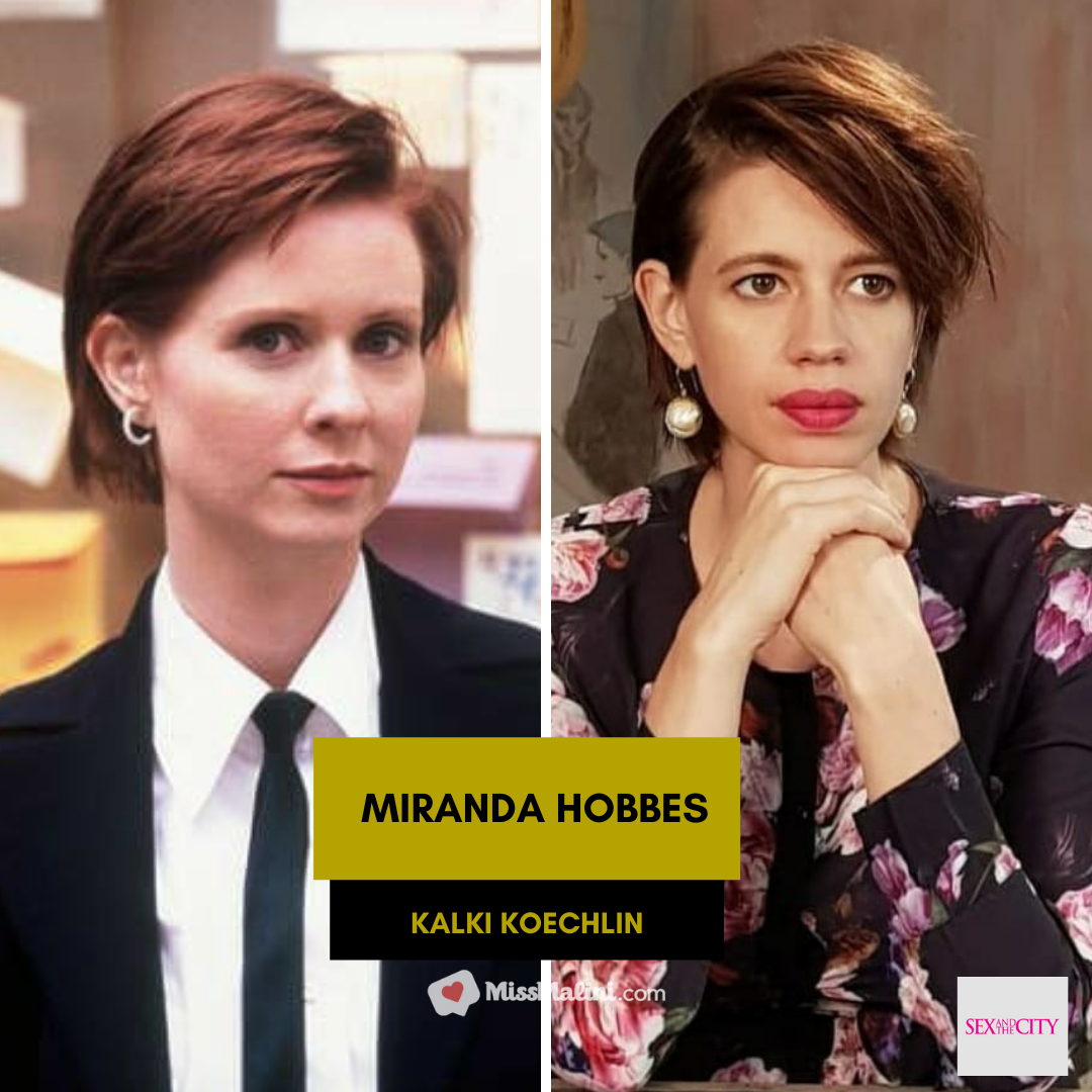 Cynthia Nixon as Miranda Hobbes; Kalki Koechlin (Source: Instagram | @kalkikanmani)