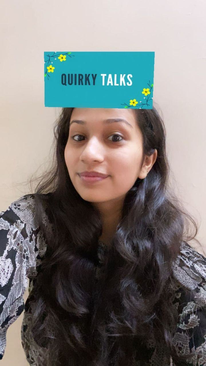 Filter Quirky Talks by Vasudha Kalyankar 