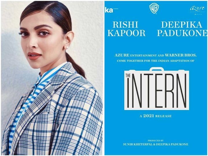 Deepika Pdukone; The Intern poster (Source: Instagram | @deepikapadukone)