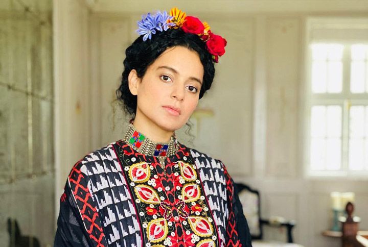 Kangana Ranaut’s Rakhi Outfit Is A Tasteful Mix Of Prints And Colours
