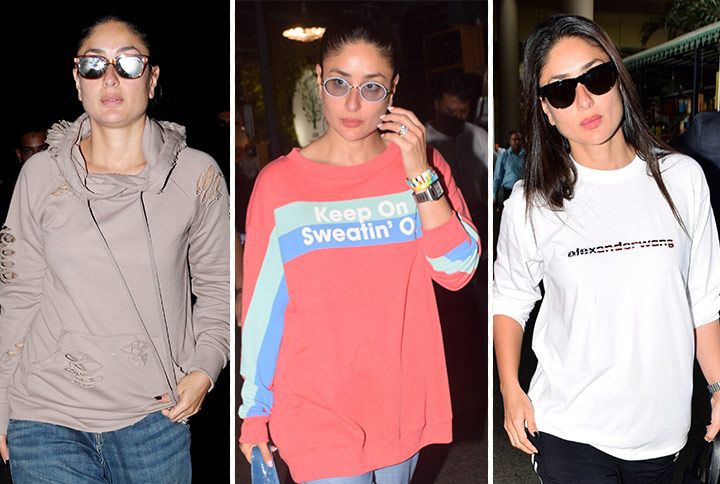 Kareena Kapoor Khan’s Go-To Airport Staple: Sweatshirts