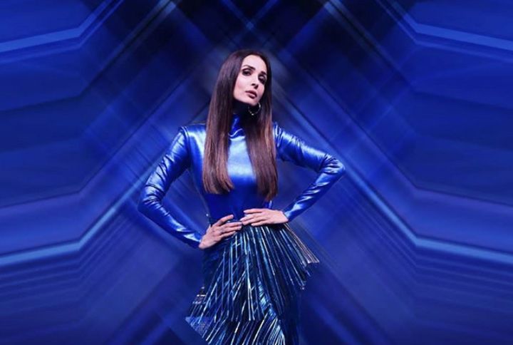 Malaika Arora’s Blue Outfit Is Not For The Faint-Hearted