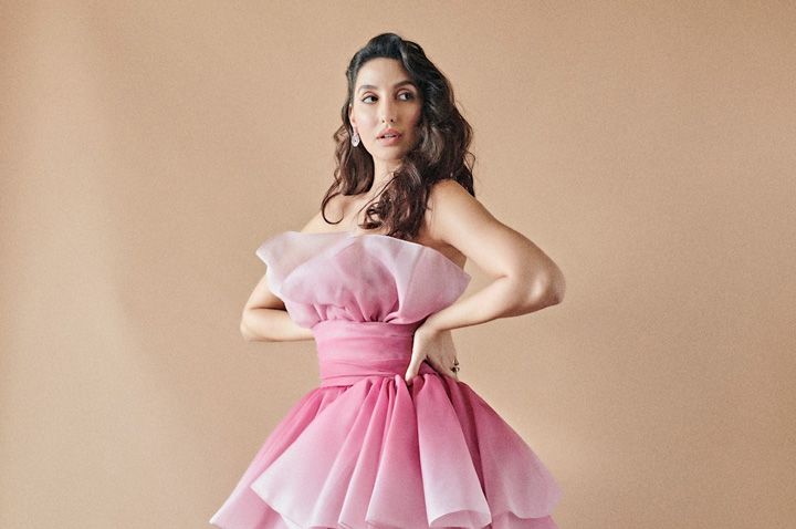 Nora Fatehi Looks Like She Walked Straight Outta A Disney Movie In This Ombré Dress