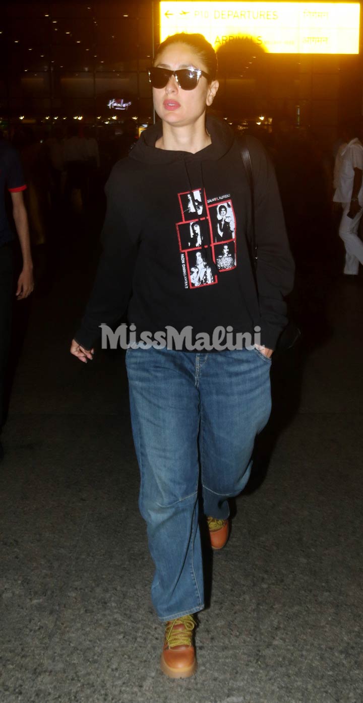 Kareena Kapoor Khan's Go-To Airport Staple: Sweatshirts