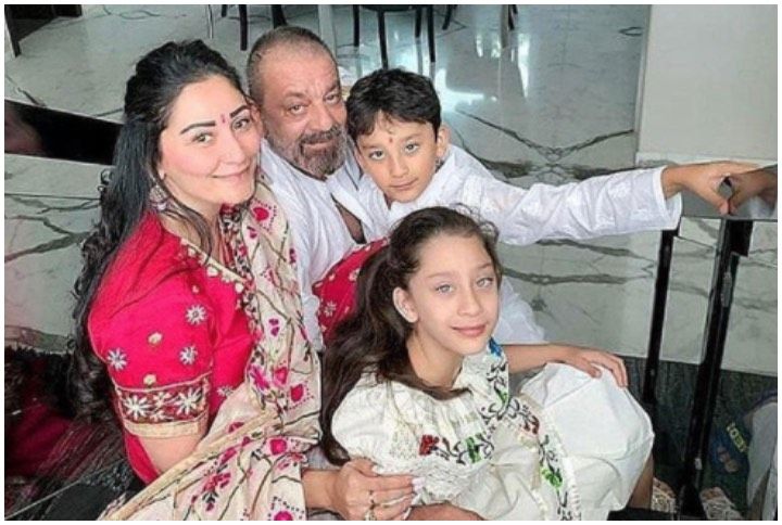 Sanjay Dutt & Maanayata Dutt Take Off To Dubai To Meet Their Children