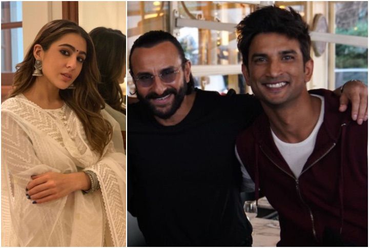 Sara Ali Khan Shares A Picture Of Father Saif Ali Khan & Sushant Singh Rajput From The Sets Of Dil Bechara