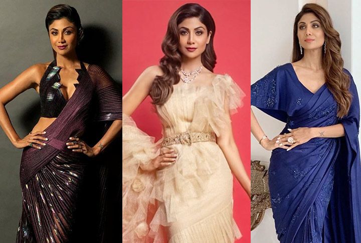 8 Sarees We Wish We Could Steal From Shilpa Shetty’s Wardrobe