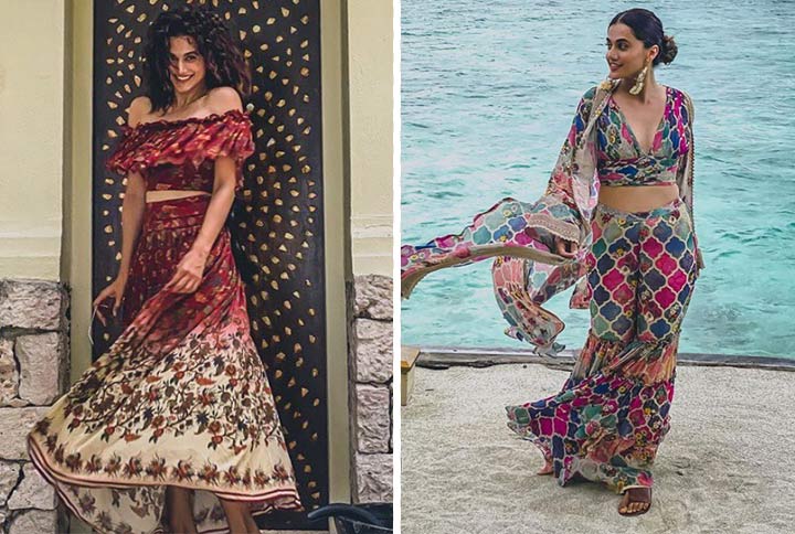 Taapsee Pannu’s Vacation Style Will Inspire Your Next Boho-Chic Look