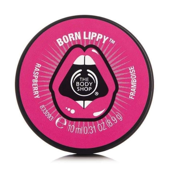 The Body Shop, Born Lippy Pot Raspberry Lip Balm | (Source: www.thebodyshop.in)