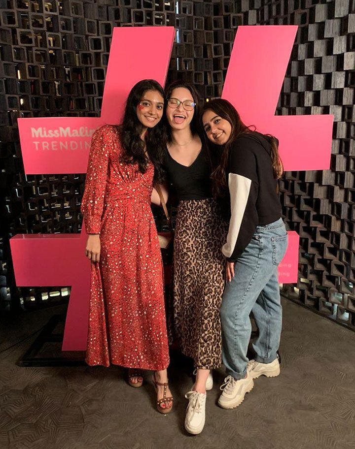 Isha Mayer, Aryana Dalal and Nishita Rohera at the MissMalini Trending Launch