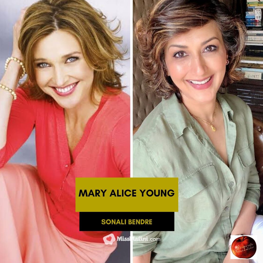 Brenda Strong as Mary Alice Young; Sonali Bendre (Source: Instagram | @iamsonalibendre)