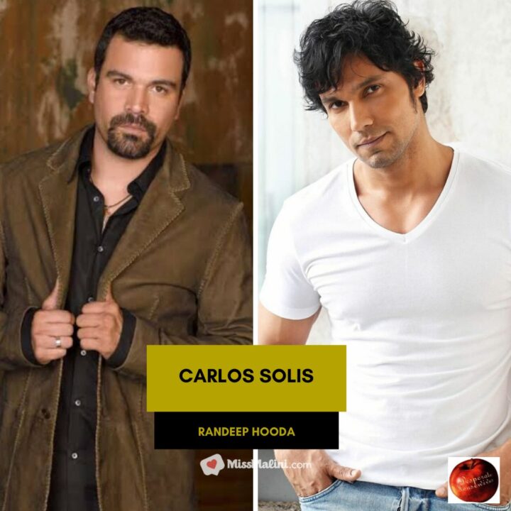 Ricardo Antonio Chavira as Carlos Solis in Desperate Housewives; Randeep Hooda (Source: Instagram | @randeephooda)