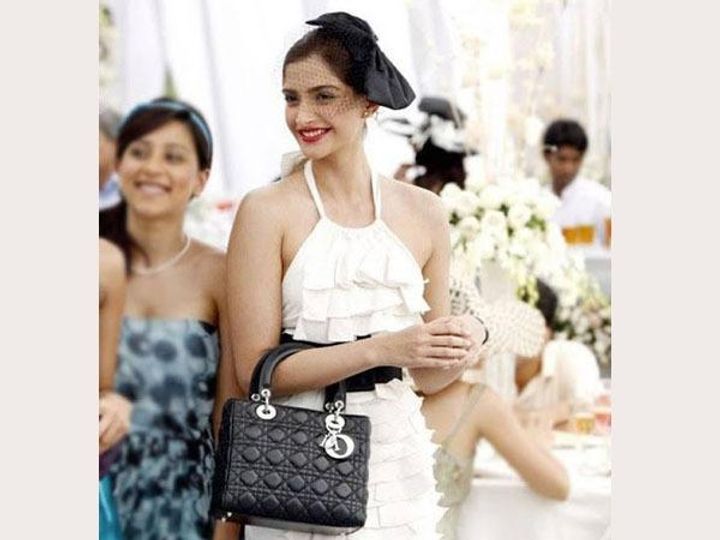 Sonam Kapoor carrying the Lady Dior bag
