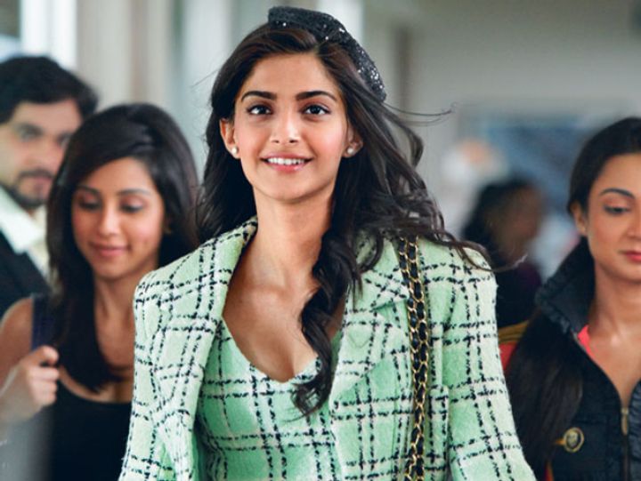 Sonam spotted in vintage Chanel