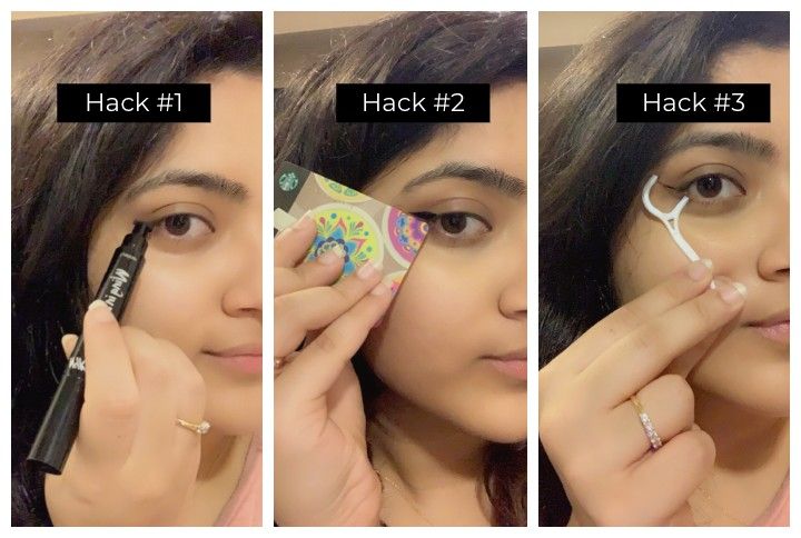 I Tried 3 Winged Eyeliner Hacks And This One Worked The Best