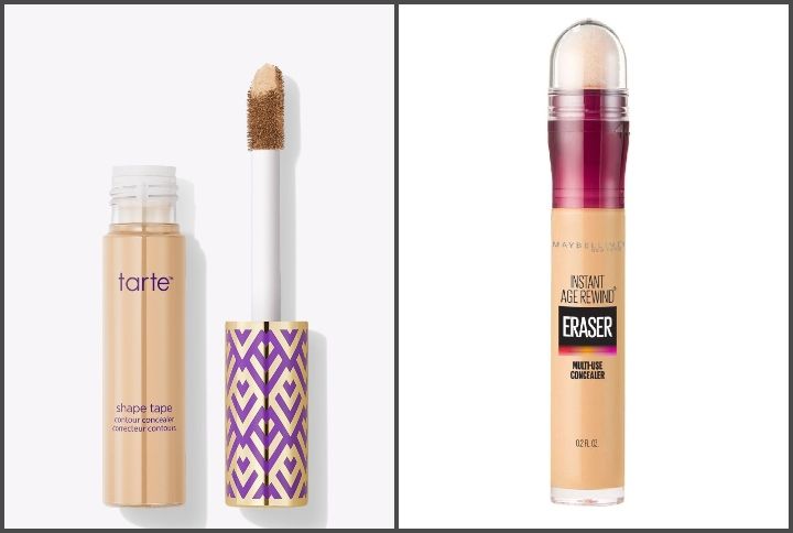 Tarte Shape Shape Concealer (Source: Tarte Cosmetics| www.tartecosmetics.com)  & Maybelline Age Rewind Eraser Dark Circles Treatment Concealer (Source: Maybelline|www.maybelline.com)