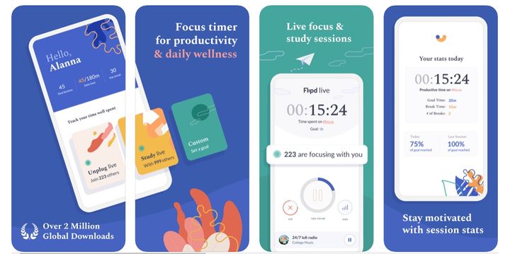 Flipd: Focus & Productivity (Source: App Store)
