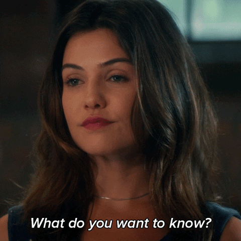 What Do You Want To Know Danielle Campbell GIF by CBS - Find & Share on GIPHY
