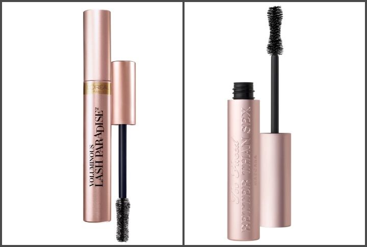 Too Faced Better Than Sex Mascara(Source: Too Faced| www.toofaced.com)  & Loreal Lash Paradise (Source: Loreal Paradise| www.lorealparadiseuae.com)
