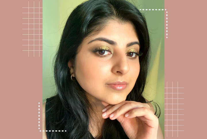 Metallic Gold Eye Look, Kanak Devnani