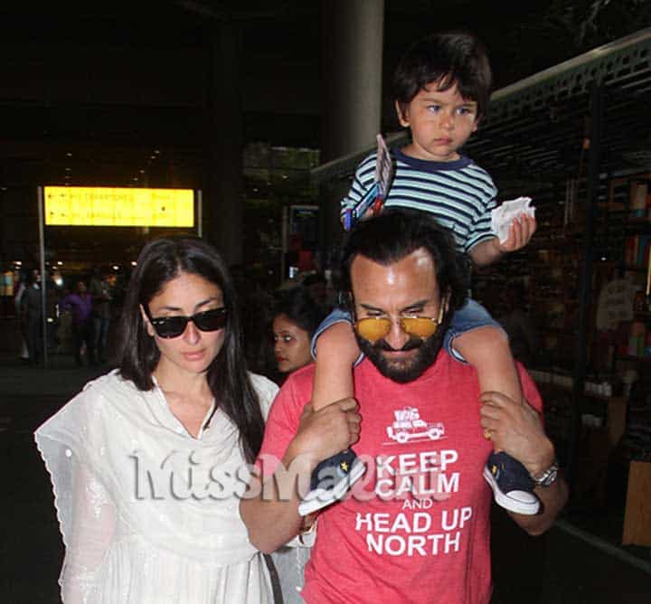 Kareena Kapoor, Saif Ali Khan and Taimur