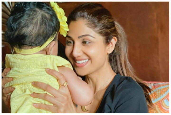 शिल्पा शेट्टी ने दी अपनी बेबी गर्ल समिषा की पहली झलक, यहाँ देखिये