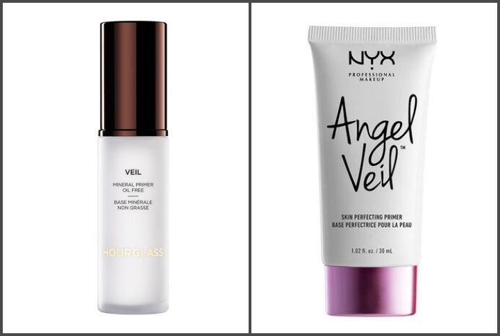 Hourglass Veil Primer (Source: Hourglass| www.hourglasscosmectics.com) & NYX Cosmetics Angel Veil (Source: Nyx Cosmetics| www.nyxcosmetics.com)