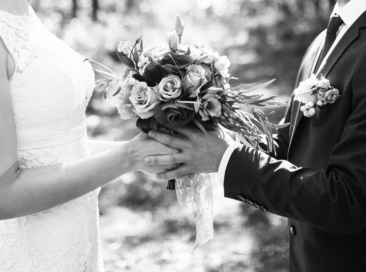 Bridal Checklist for the wedding couple. Black and white photo By Kostenko Maxim | www.shutterstock.com