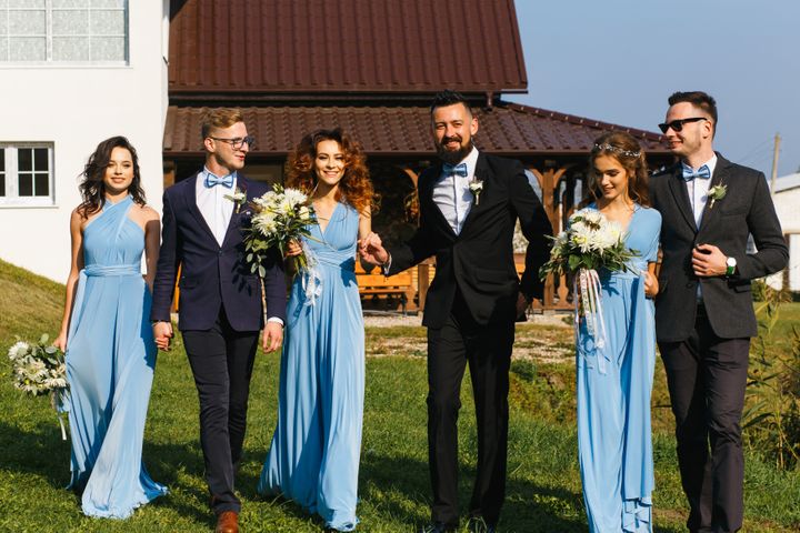 Groomsmen and bridesmaids By BUY THIS | www.shutterstock.com