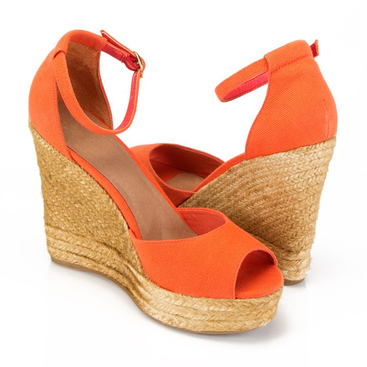 Rope and cork wedge sandals. By FADEDinkDesigns | www.shutterstock.com