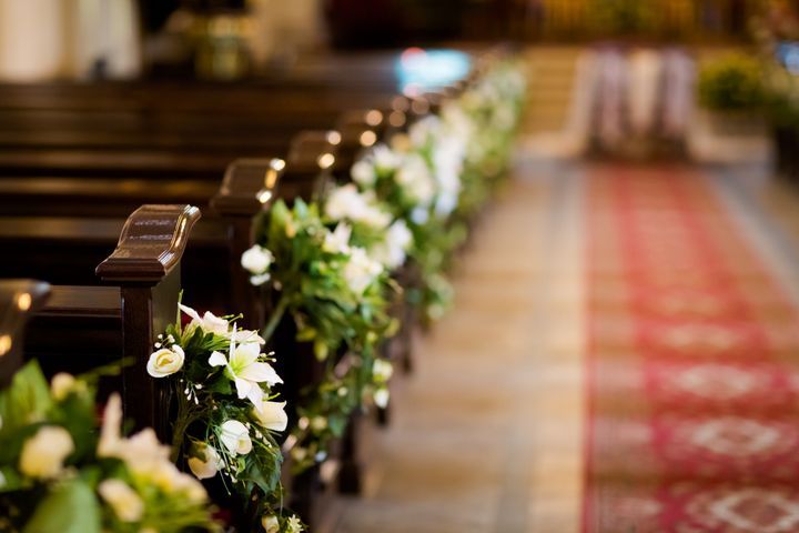 Christian church decorations for a wedding ceremony By Anna Ewa Bieniek | www.shutterstock.com