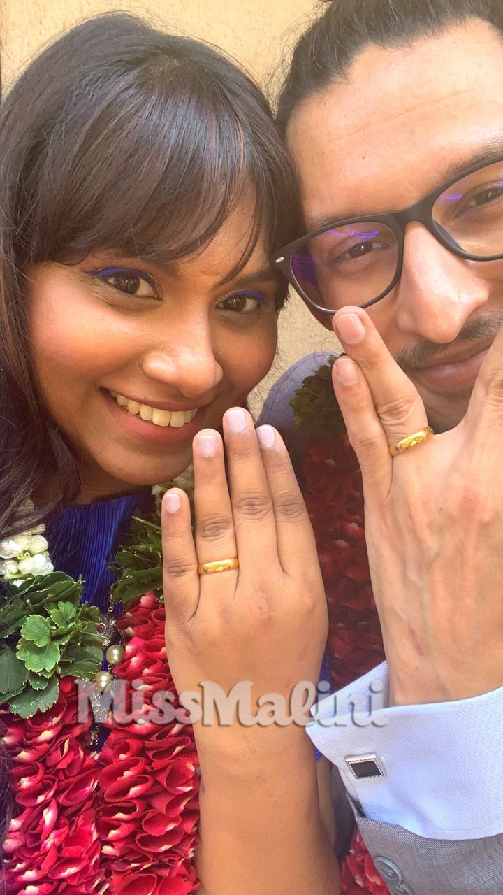 Married in court, Nelly & Rishabh