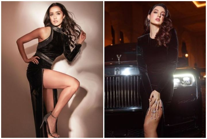 Nora Fatehi And Shraddha Kapoor Turn Up The Heat In Black Gowns