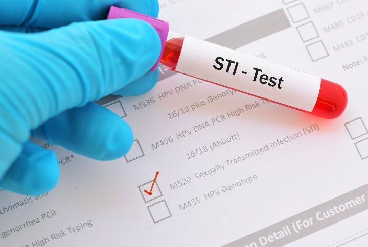 Blood sample for STI test By Jarun Ontakrai