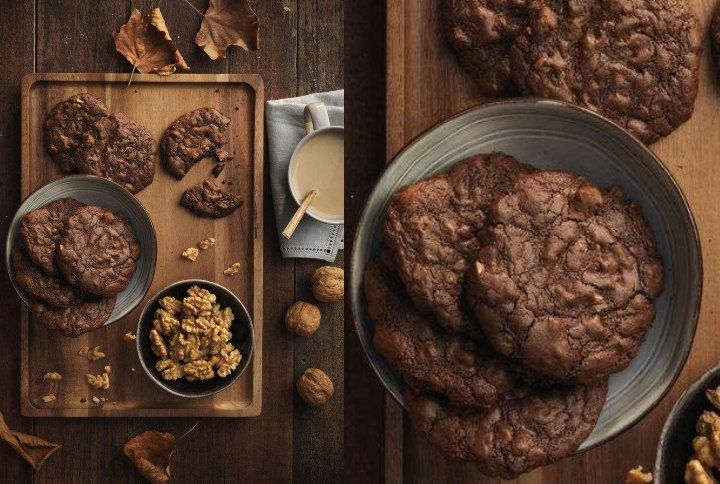 Love Baking? Try This Easy Chocolate Brownie & Walnut Cookies Recipe