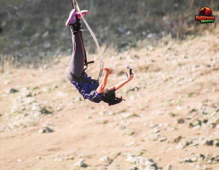 Priyam Prasad Bungee Jumping in Pokhara