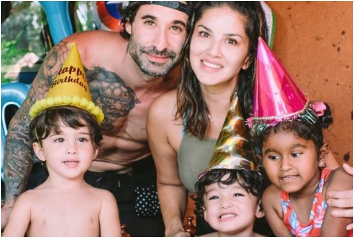 Photos: Sunny Leone Celebrates Her Twin Boys Noah &#038; Asher Weber’s Birthday
