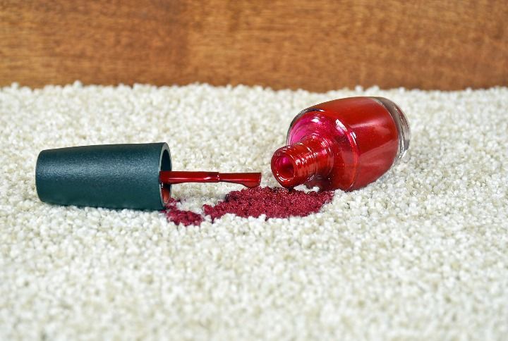 Red nail polish spill By Maria Dryfhout | www.shutterstock.com